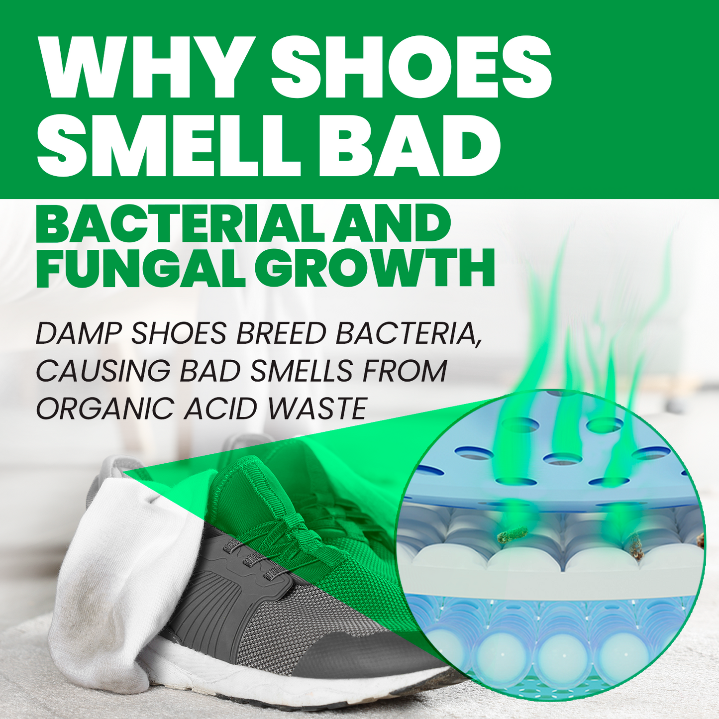 Odor Stomp Shoe Deodorizer - Mountain Fresh