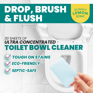 Dissolvable Toilet Cleaner Sheets