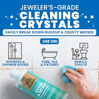 Uncle Todd's Scum & Scale Bathroom Cleaner Hard Water Stain & Soap Scum Remover