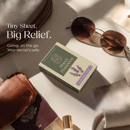 Sheet Happens Pre-Poo Toilet Sheets, Lavender Field Scent, 2 Pack, 40 Dissolvable Odor Stopping Sheets, Septic Safe