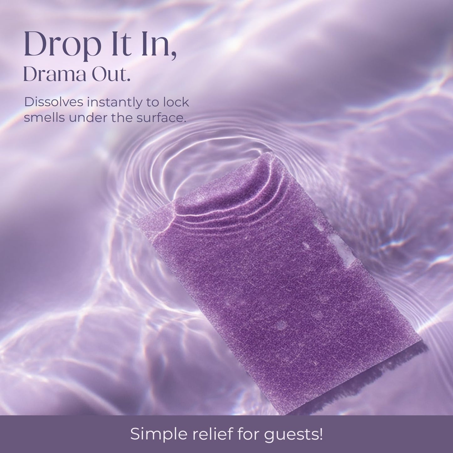 Sheet Happens Pre-Poo Toilet Sheets, Lavender Field Scent, 2 Pack, 40 Dissolvable Odor Stopping Sheets, Septic Safe