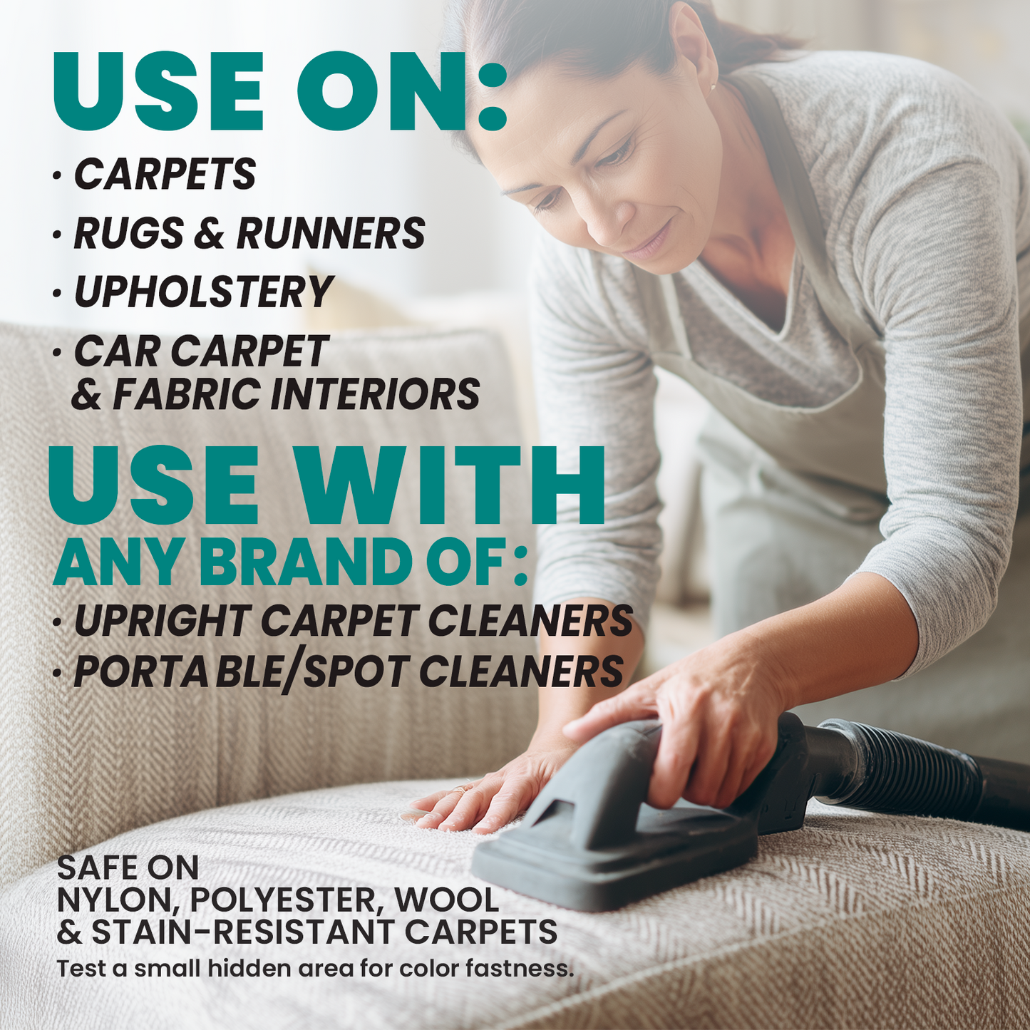 Uncle Todd's Carpet Cleaner Powder for Machines | Makes 30 Gallons of Carpet Cleaner Solution | Enzyme Formula Carpet Deodorizer | Removes Pet Odors & Stains | Safe for Carpets, Rugs & Upholstery