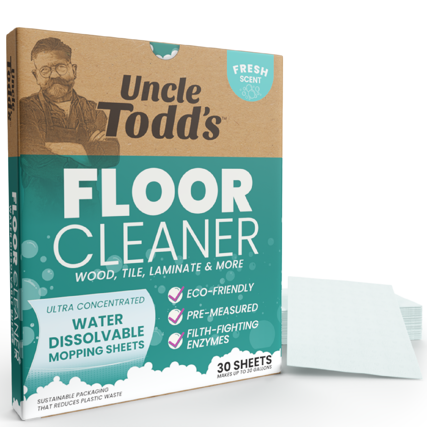 Dissolvable Floor Cleaner Sheets