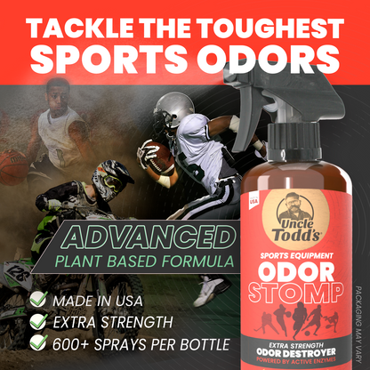 Odor Stomp Sports Equipment Odor Eliminator & Deodorizer