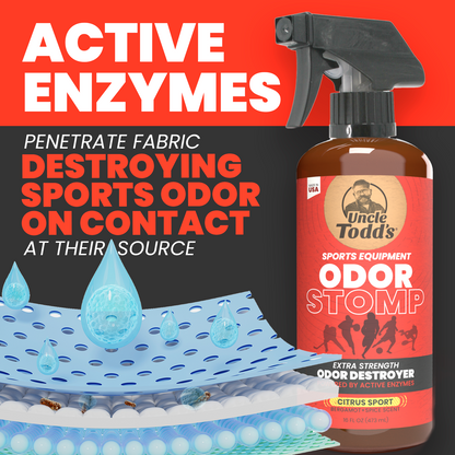 Odor Stomp Sports Equipment Odor Eliminator & Deodorizer